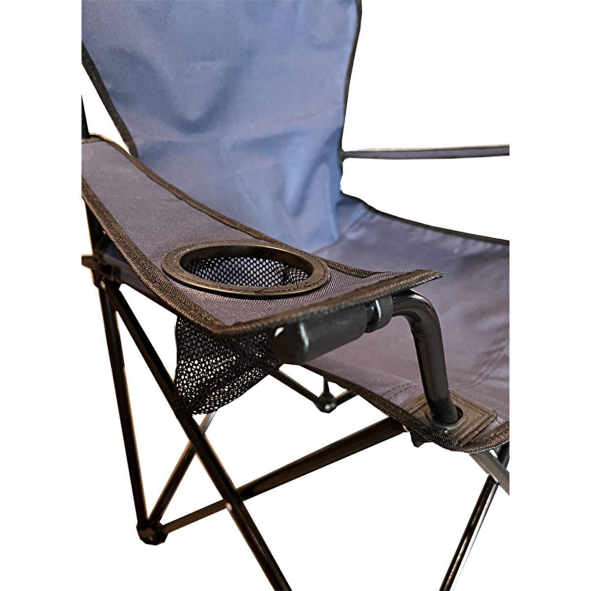 Exent Portable Camping Chair: Lightweight Folding Outdoor Chair with Carry Bag - Supports 242 lbs