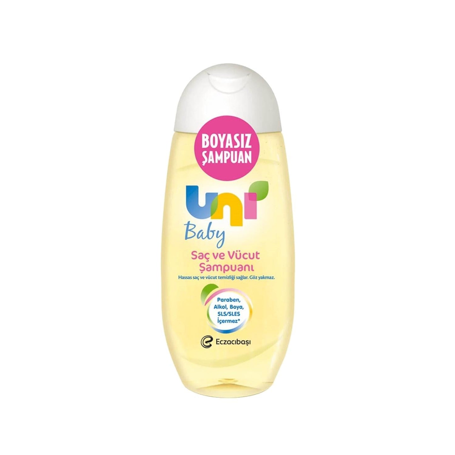 Uni Baby Gentle Baby Shampoo & Body Wash - 200ml, Hypoallergenic & Natural