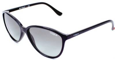 Vogue 2940-Sm W44/11 Black Flat Lens Sunglasses 58mm