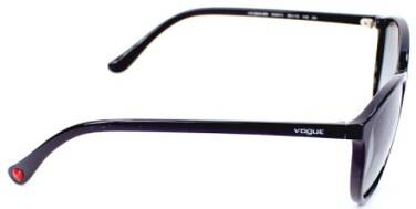 Vogue 2940-Sm W44/11 Black Flat Lens Sunglasses 58mm