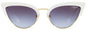 Vogue 5212-S W7454Q White Gradient Sunglasses 55mm