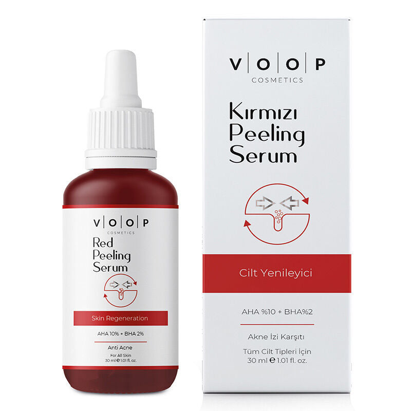 Voop Red Peeling Serum Exfoliating Treatment 30 ml