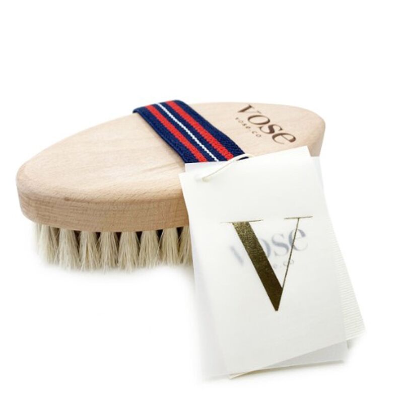 Vose Daisy Natural Horsehair Body Brush for Smooth Skin