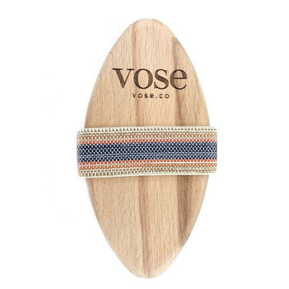 Vose Magnolia Natural Horsehair Body Brush for Smooth Skin