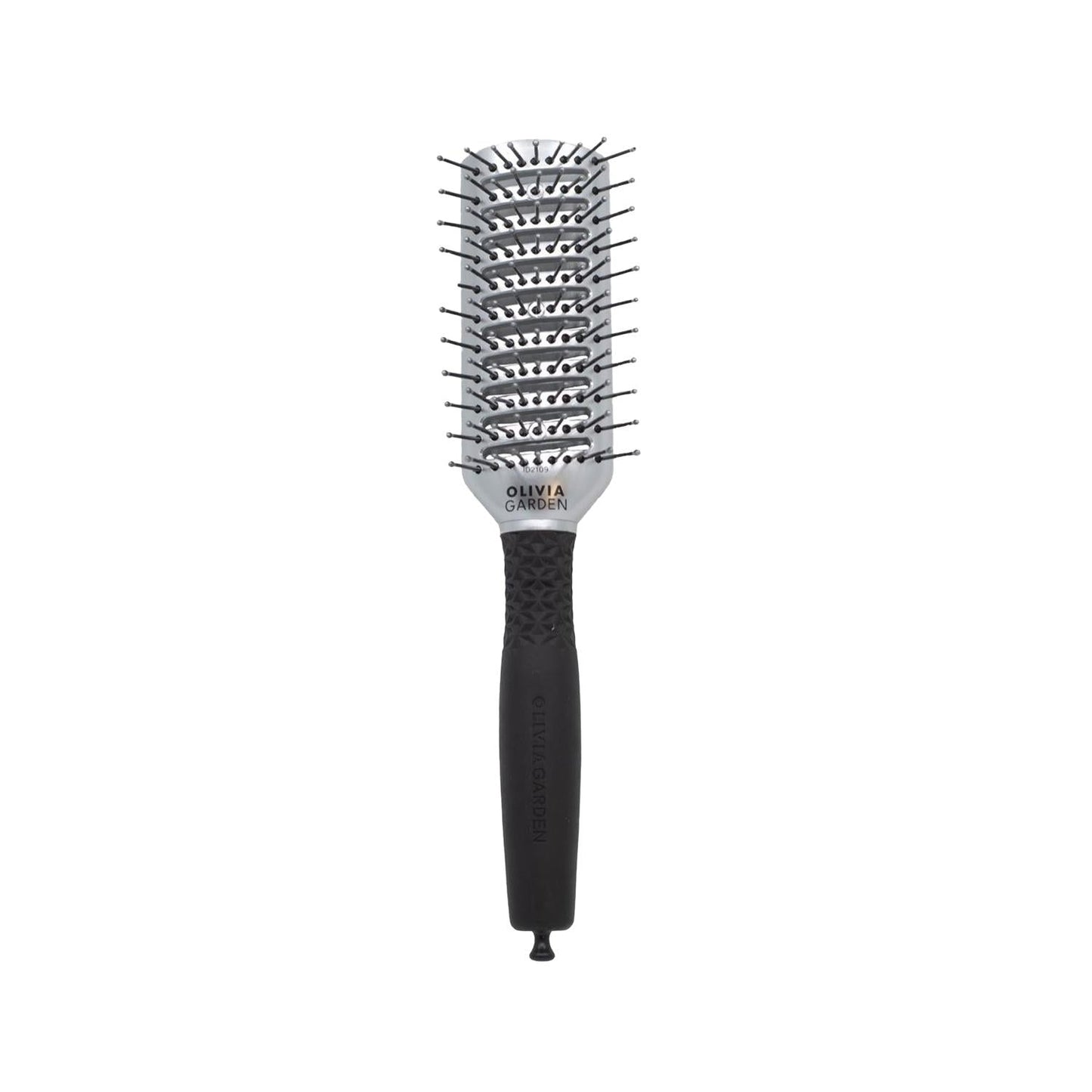 Olivia Garden Essential Style Tunnel Nylon Bristles Hair Brush - Detangling & Styling Tool for All Hair Types