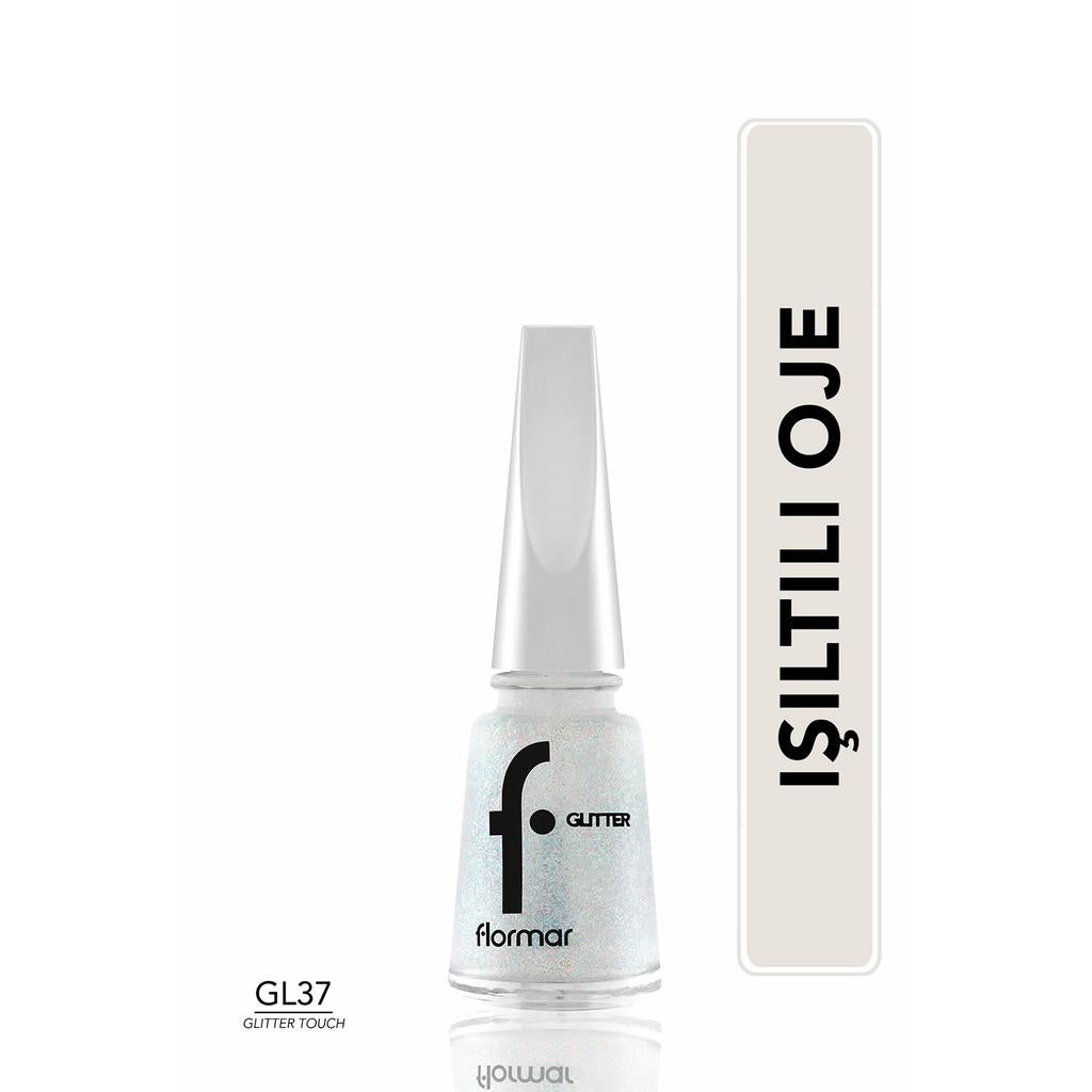 Flormar Glitter Touch Semi-Sheer Shimmer Nail Polish GL37 11ml