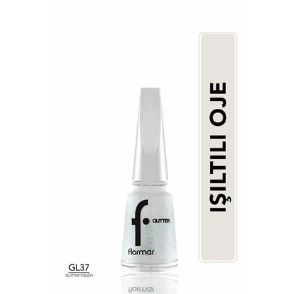 Flormar Glitter Touch Semi-Sheer Shimmer Nail Polish GL37 11ml
