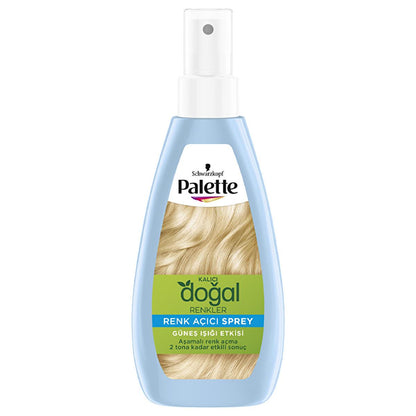 Palette Sun-Kissed Hair Lightening Spray - Natural Blonde Highlights with Argan Oil - Heat Activated Gradual Hair Lightener (150ml / 5.07 fl oz)