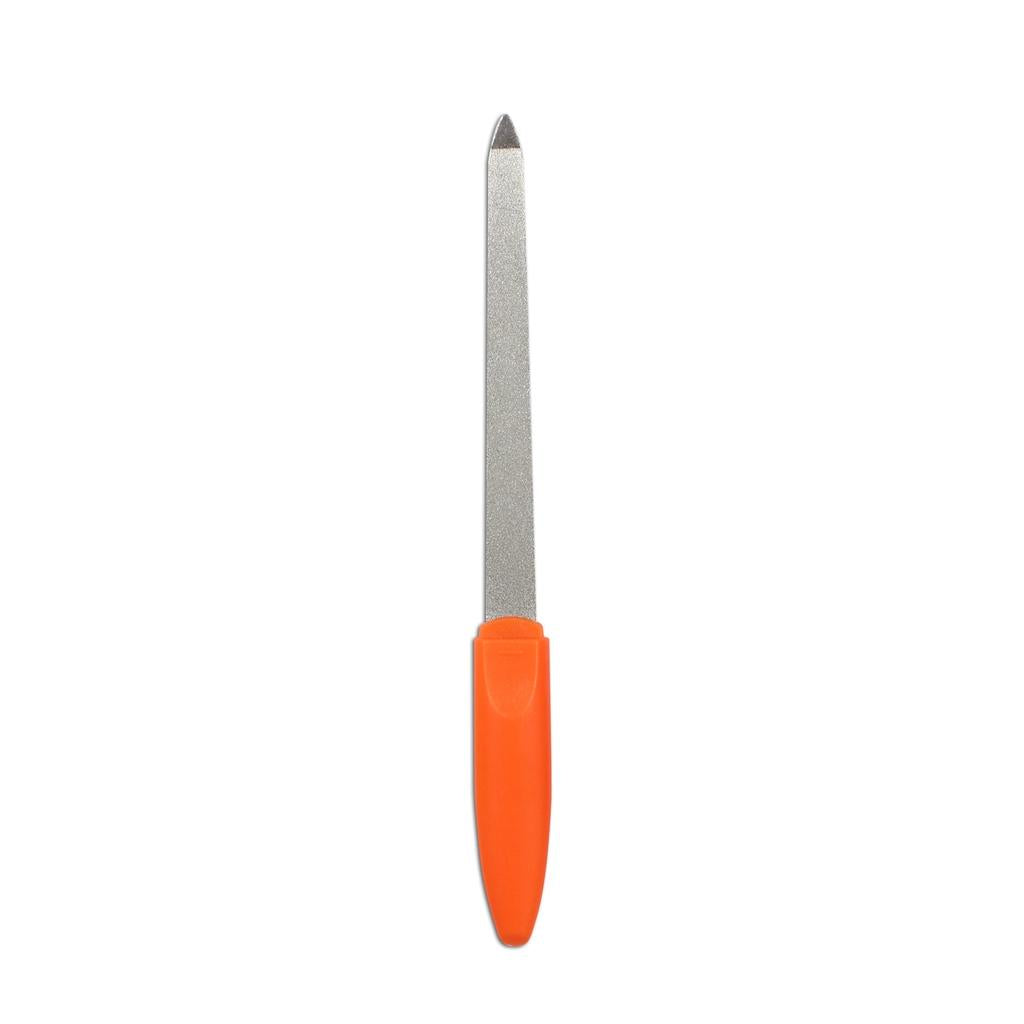 Nascita Orange Steel Nail File for Shaping & Smoothing