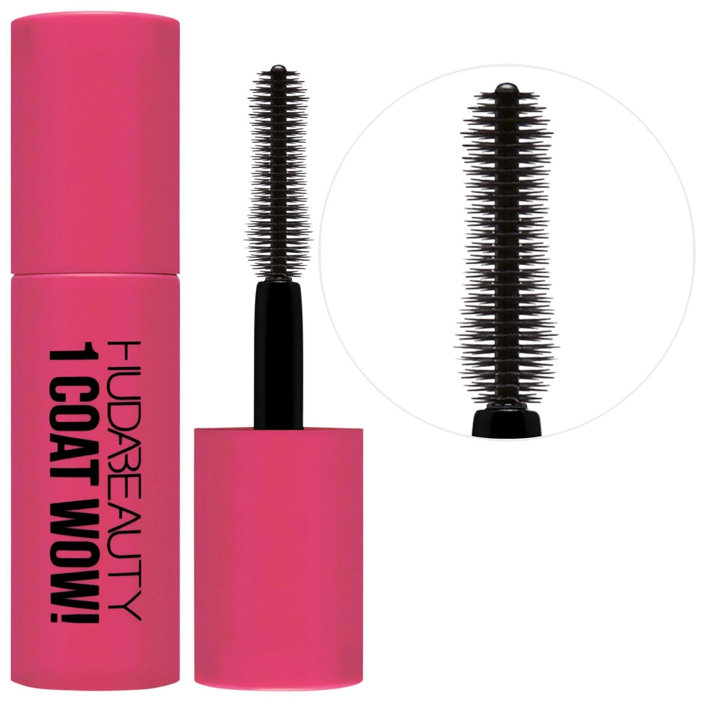 Mini 1 Coat WOW. Volumizing & Lifting Mascara: Dramatic Volume, Length & Curl - Cruelty, Paraben & Sulfate-Free - Ultra Black Mascara