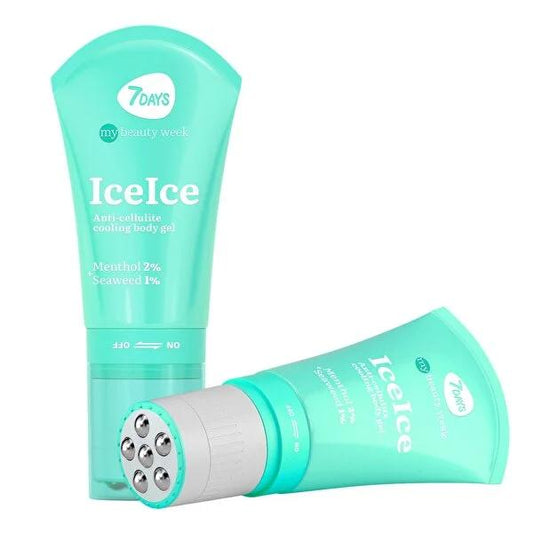 7Days My Beauty Week Anti-Cellulite Cooling Body Cream with 3D Massager Roller - Smooths, Firms & Contours Body