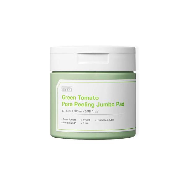 Sungboon Editor Green Tomato Pore Peeling Pads 60 Count