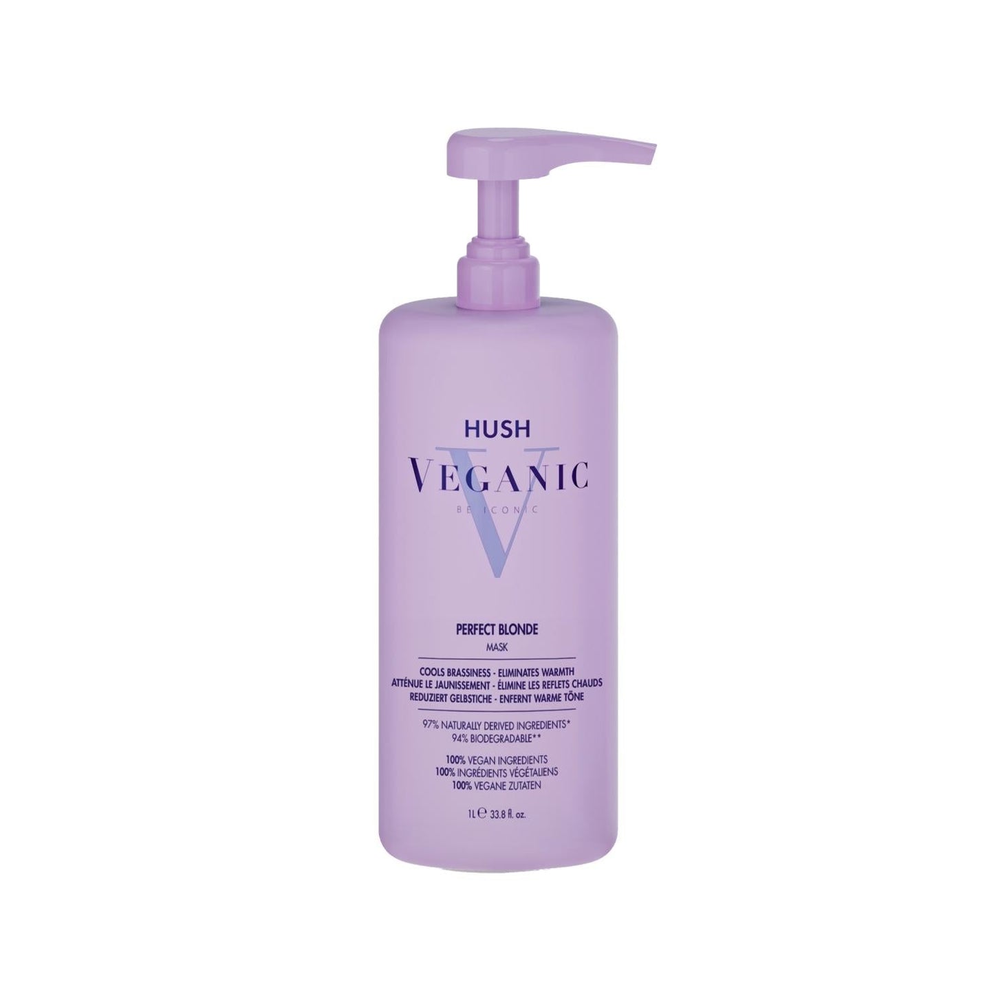 Hush Veganic Perfect Blonde Hair Mask for Cool Tones 1000 ml