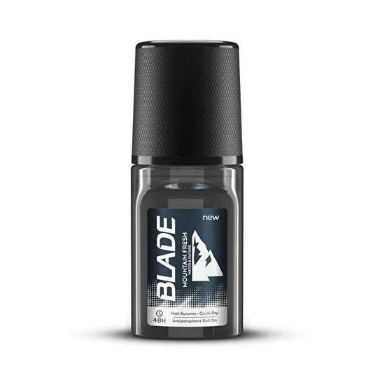 Blade Mountain Fresh Roll-On Deodorant - 48 Hour Protection, Natural Fragrance with Bergamot & Lavender