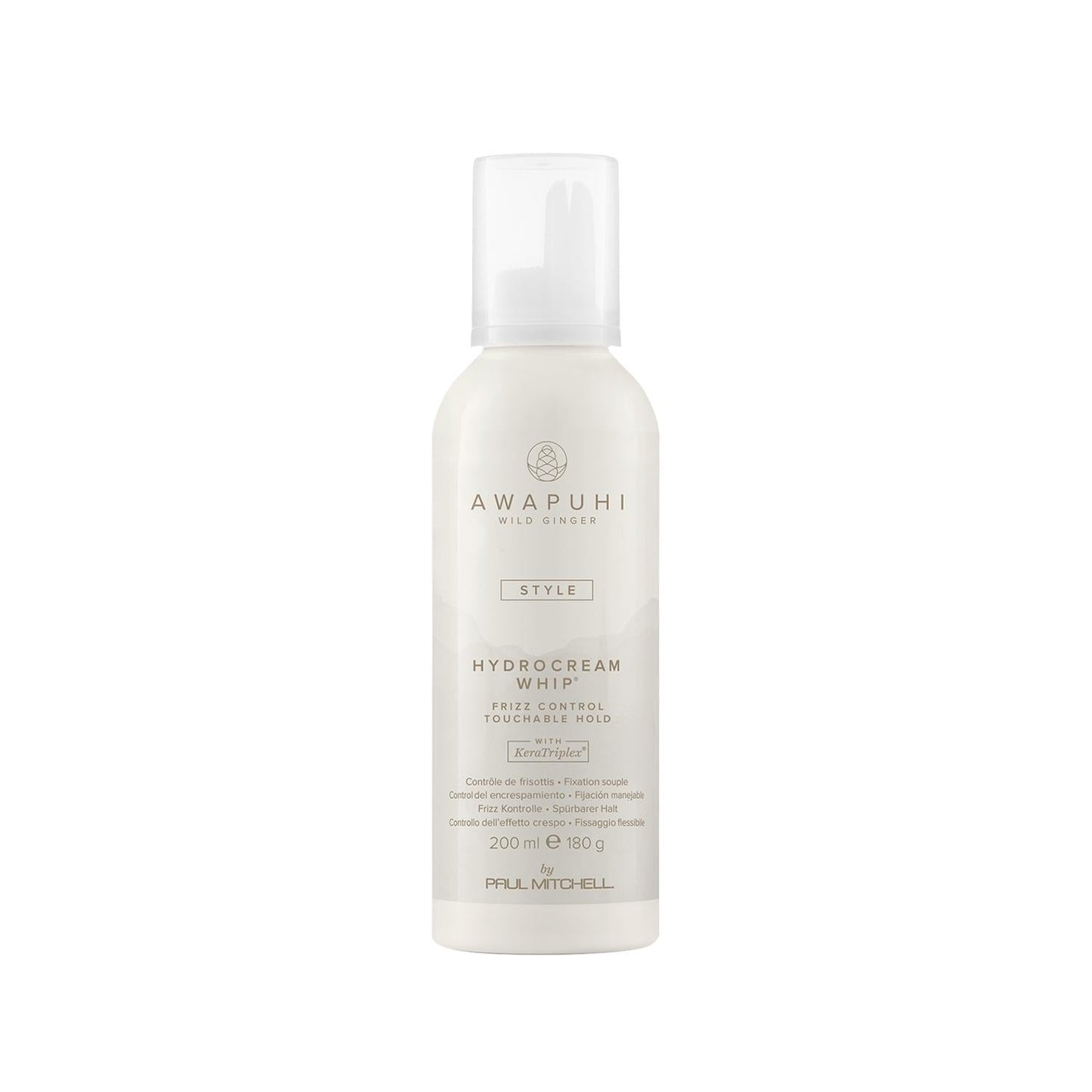 Awapuhi Wild Ginger Hydrocream Whip Styling Foam 200 ml