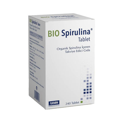 Bio Spirulina 500mg 240 Tablets - Organic Dietary Supplement for Nutritional Health