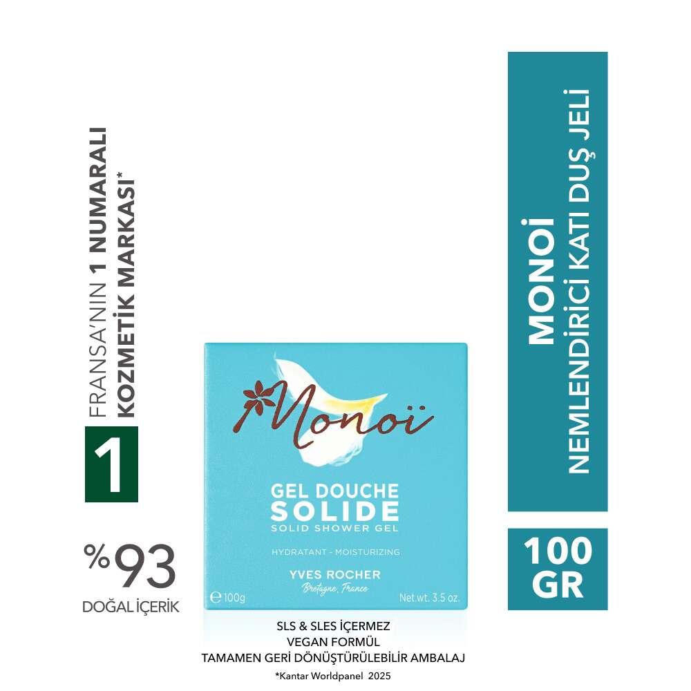 Monoi Moisturizing Solid Shower Gel with Exotic Scent 100g