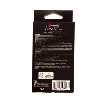 Nascita Luxe Edition Almond Cream Press-On Nails 24 pcs