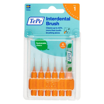 TePe Interdental Brush Orange 0.45mm 6-Pack