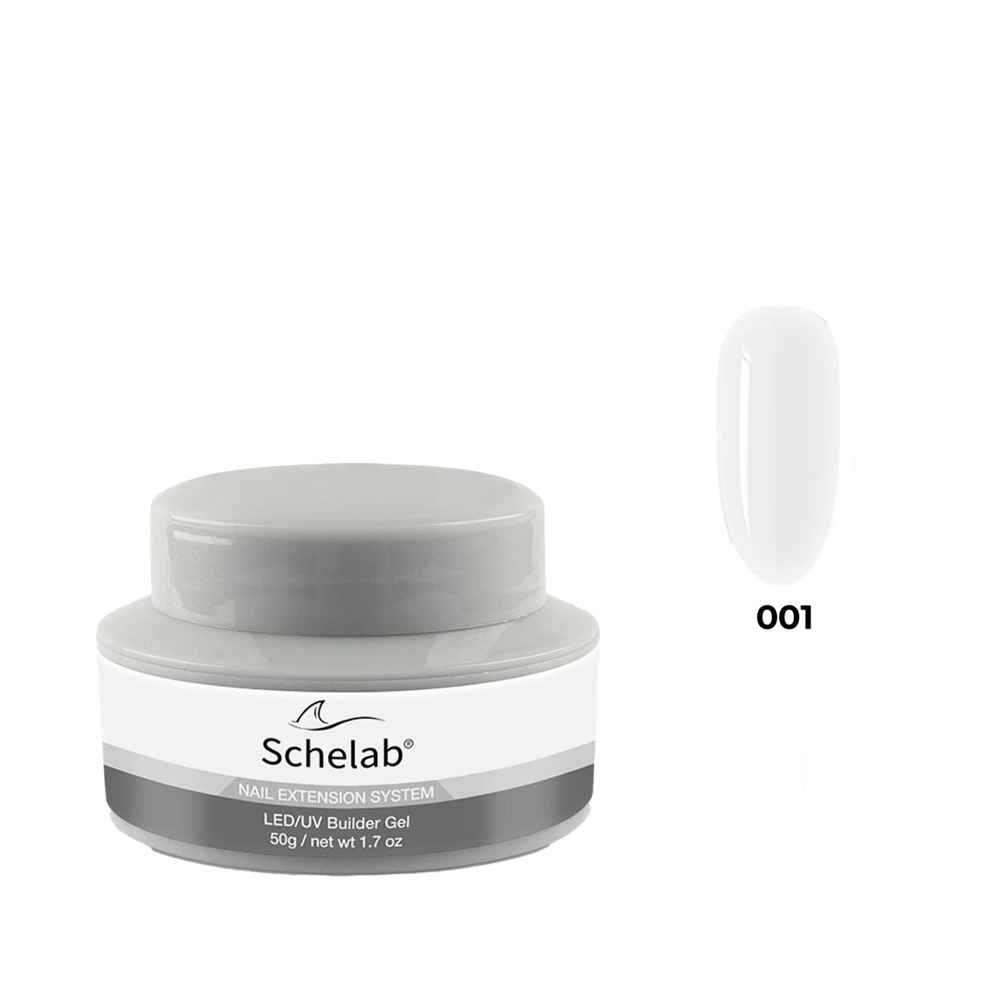 Schelab Builder Gel 001 - Professional Nail Gel for Nail Art & Care