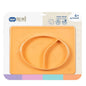 Wee Baby Prime Silicone Suction Plate with Mat Orange 1 pc