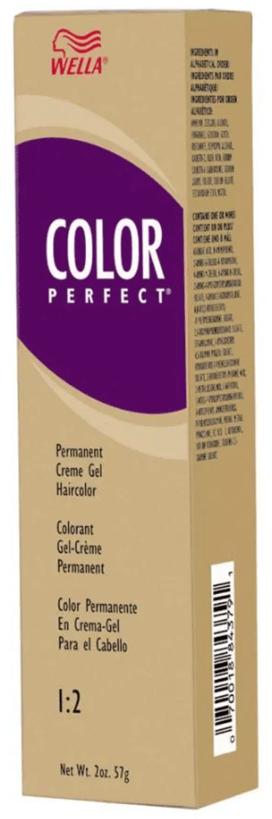 Wella Color Perfect Permanent Creme Gel Hair Color 3N Dark Brown