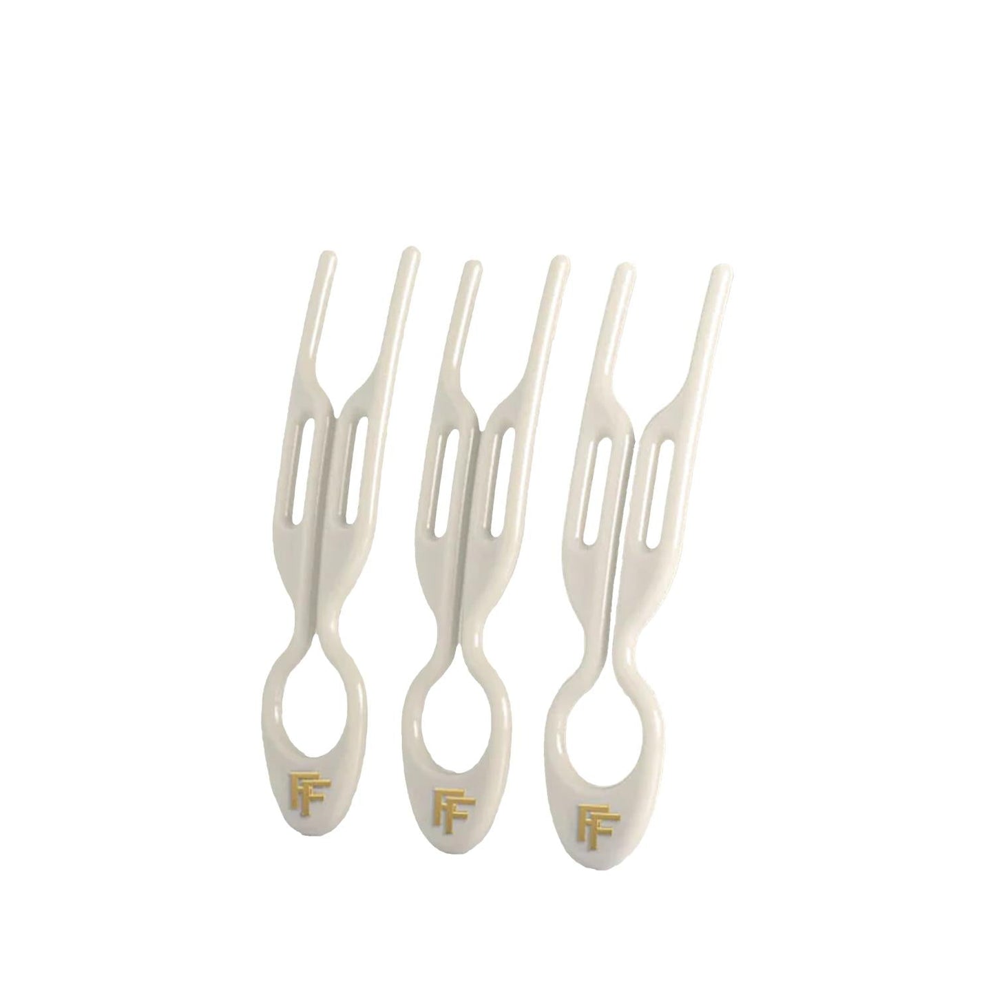 Fiona Franchimon No. 1 Hairpin Cream White 3-Pack