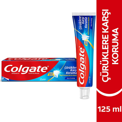 Colgate Cavity Protection Toothpaste - Fluoride Enriched, Mint Flavor, 125ml - Dental Hygiene & Oral Care