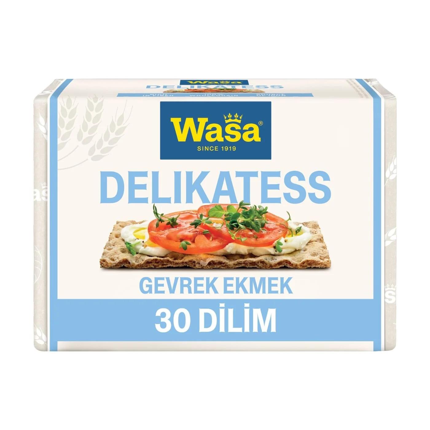 Wasa Delikatess Light Crispbread Thin & Crispy Rye Crackers 270g
