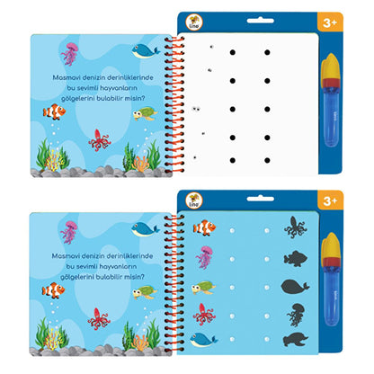 Lino Magic Water Painting Book for Kids: Reusable,  Mess-Free Coloring Fun & Educational Art Activity Ð Water Reveal, Thick Pages, Safe & Engaging