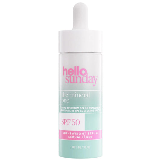 The Mineral One SPF 50 Face Serum: Hydrating, Luminating, & Mineral Sunscreen with Hyaluronic Acid - Broad Spectrum Protection