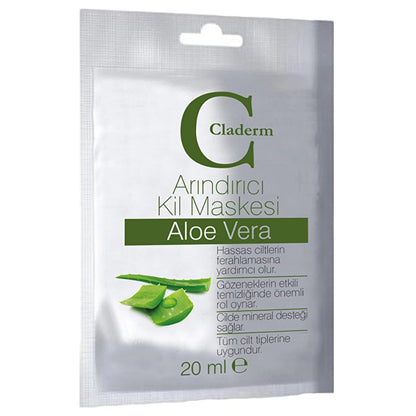 Claderm Aloe Vera Purifying Clay Mask 20 ml