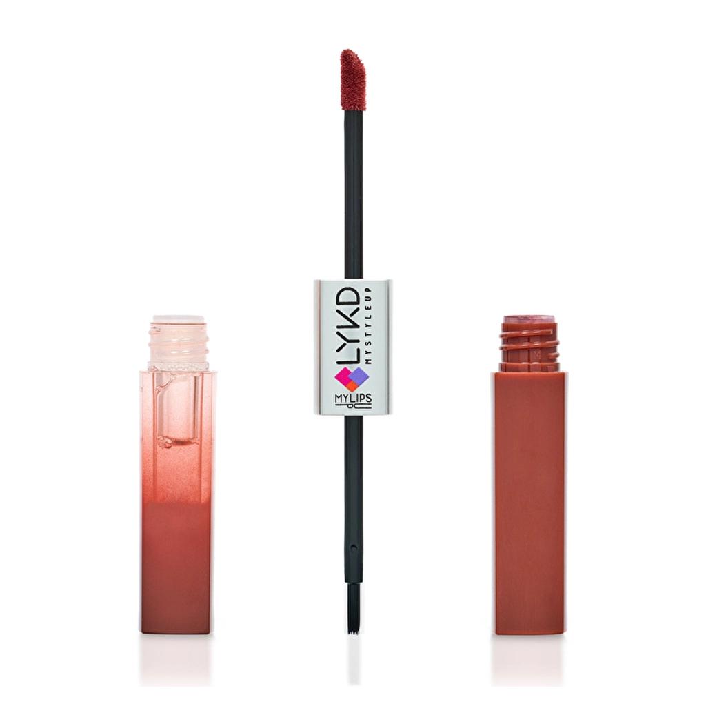 LYKD Double Sided Lipstick & Gloss 394 Warm Burgundy