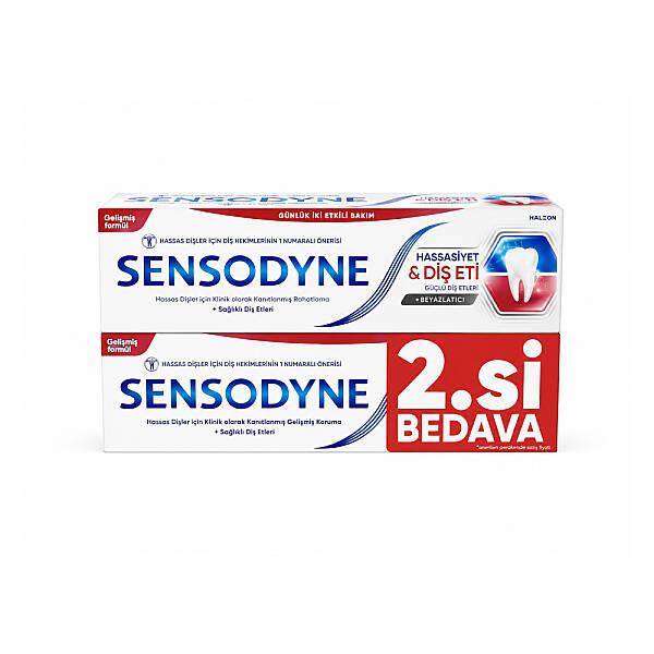 Sensodyne Sensitivity & Gum Plus Whitening Toothpaste 2x75ml