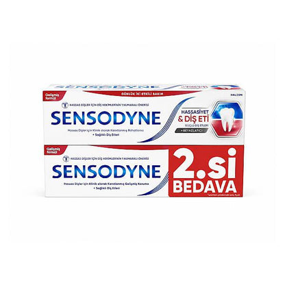 Sensodyne Sensitivity & Gum Plus Whitening Toothpaste 2x75ml