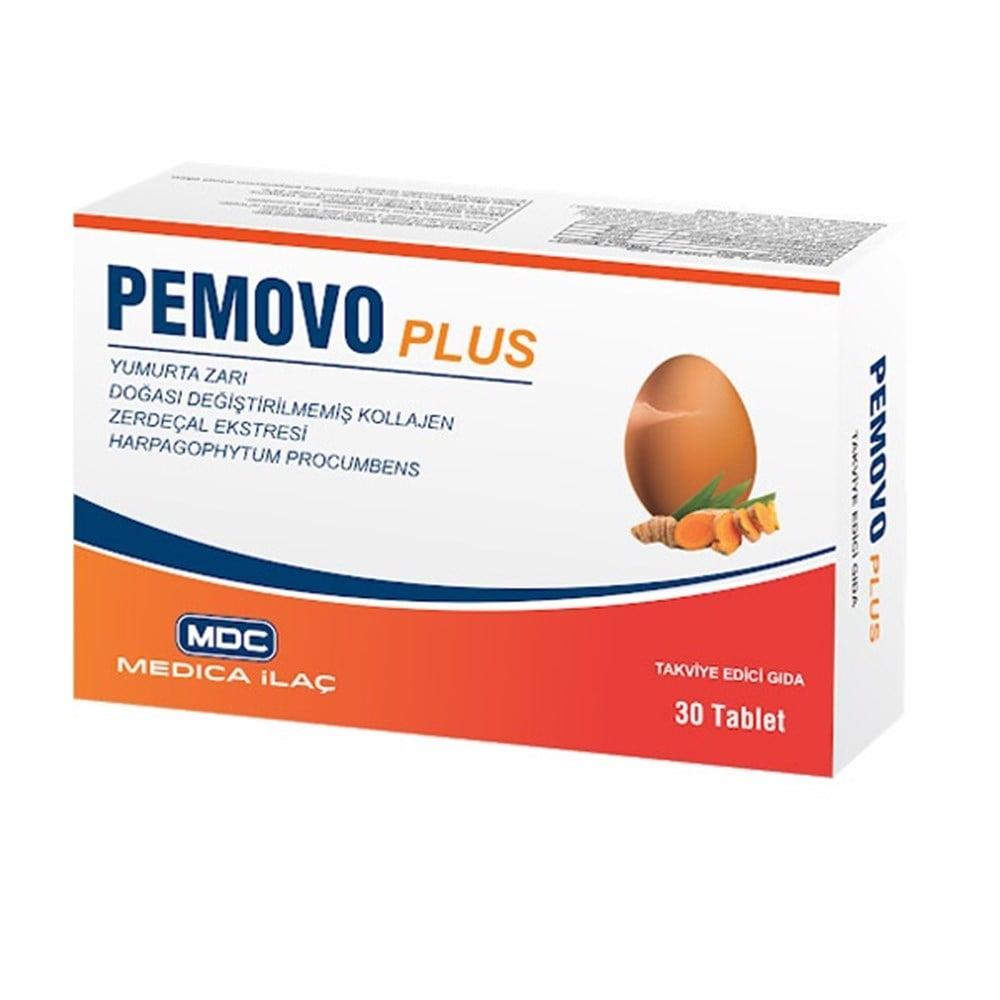 Pemovo Plus: Advanced Joint Support - Eggshell Membrane, Type II Collagen & Turmeric Curcumin for Pain Relief, Arthritis & Flexibility