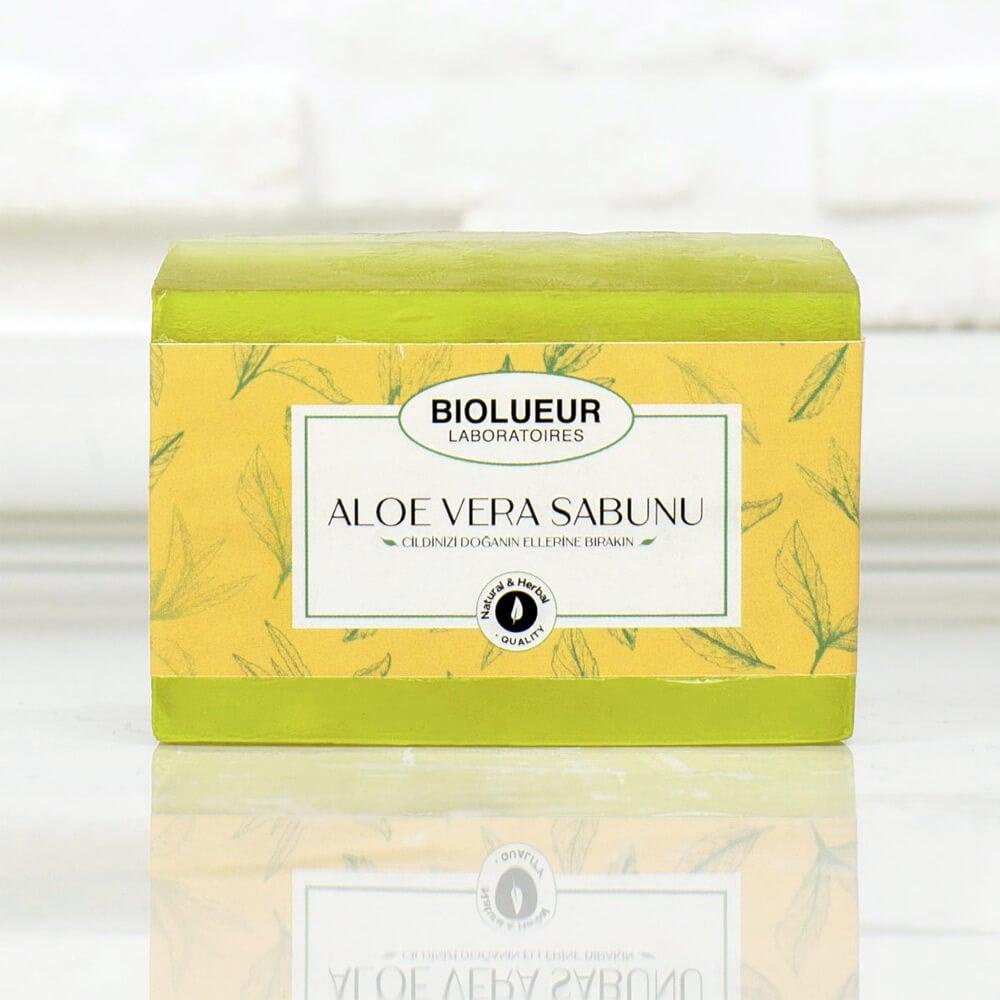 Biolueur Aloe Vera Soap - Natural Moisturizing & Anti-Aging Cleansing for Sensitive Skin, Paraben Free