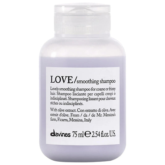 LOVE Smoothing Shampoo for Frizzy Hair - Vegan, Sulfate-Free, Nourishing Olive Extract
