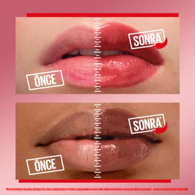 Maybelline Lifter Plump Lip Gloss - Non-Sticky, Long-Lasting Plumping Effect - 006 Hot Chili