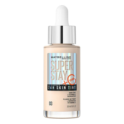 Maybelline Super Stay Skin Tint Foundation: Vitamin C for Radiant, Healthy Skin & Long-Lasting Complexion Perfection