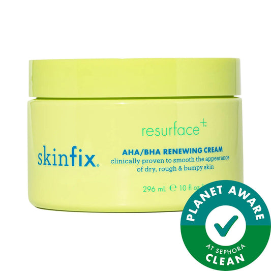 Resurface+ Exfoliating Body Cream with AHA BHA - Smooths Rough, Bumpy Skin - Vegan, Gluten-Free