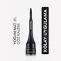 Flormar Gel Eyeliner GE01 Gel Black - Long Lasting, High Pigment, Matte Finish with Coconut Oil