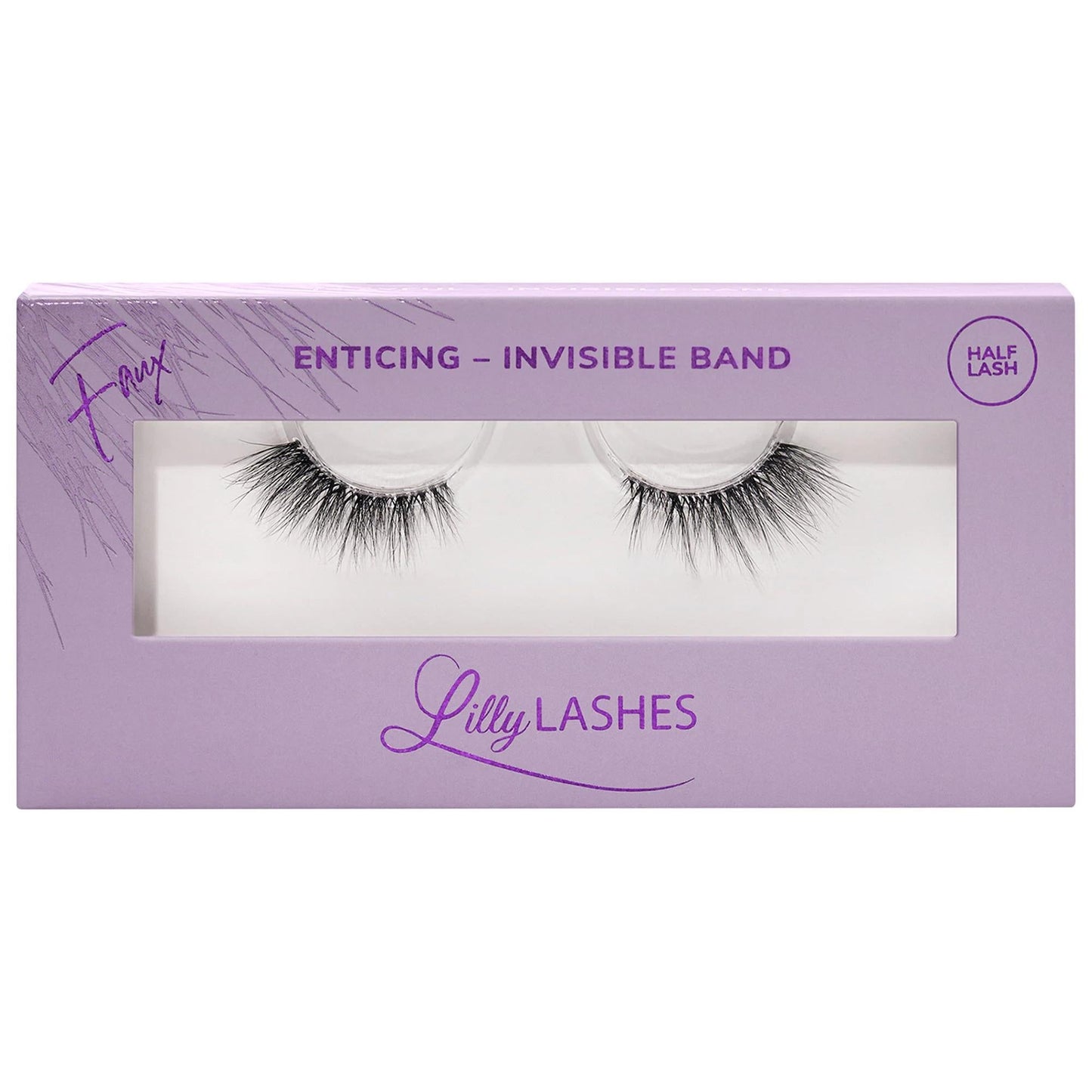 Sheer Band False Eyelashes: Natural Look, Faux Mink, Vegan & Cruelty-Free, Reusable, Stackable, Customizable Invisible Lash Band