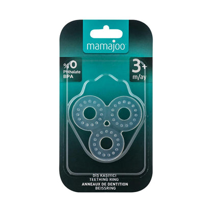 Mamajoo BPA-Free Silicone Baby Teether Toy - Soothes Sore Gums, Easy to Clean, Non-Toxic Teething Relief for Infants