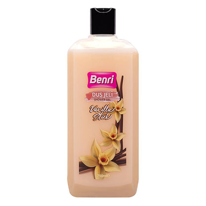 Benri Vanilla Stick Shower Gel for Soft Skin 750 ml