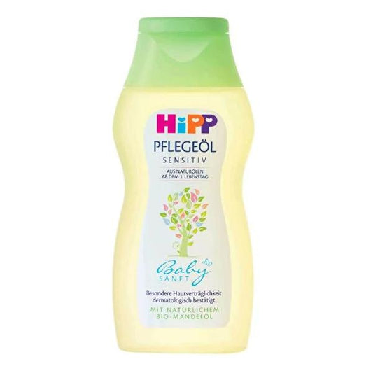 Hipp Baby Care Oil 200ml - Gentle, Hypoallergenic, and Moisturizing for Sensitive Skin, Pregnancy Skincare