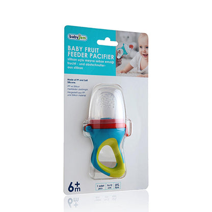 Babyjem Silicone Baby Fruit and Vegetable Teether - Safe Self-Feeding & Teething Relief for Infants 4+ Months