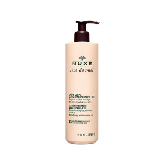Nuxe Reve De Miel Ultra Comforting Body Cream - Hydrating & Moisturizing Skincare for Dry Skin, 13.53 fl oz