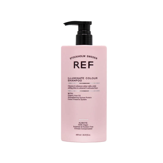 REF Illuminate Colour Hair Shampoo 600ml - Color Illuminating & Gentle for Colored Hair