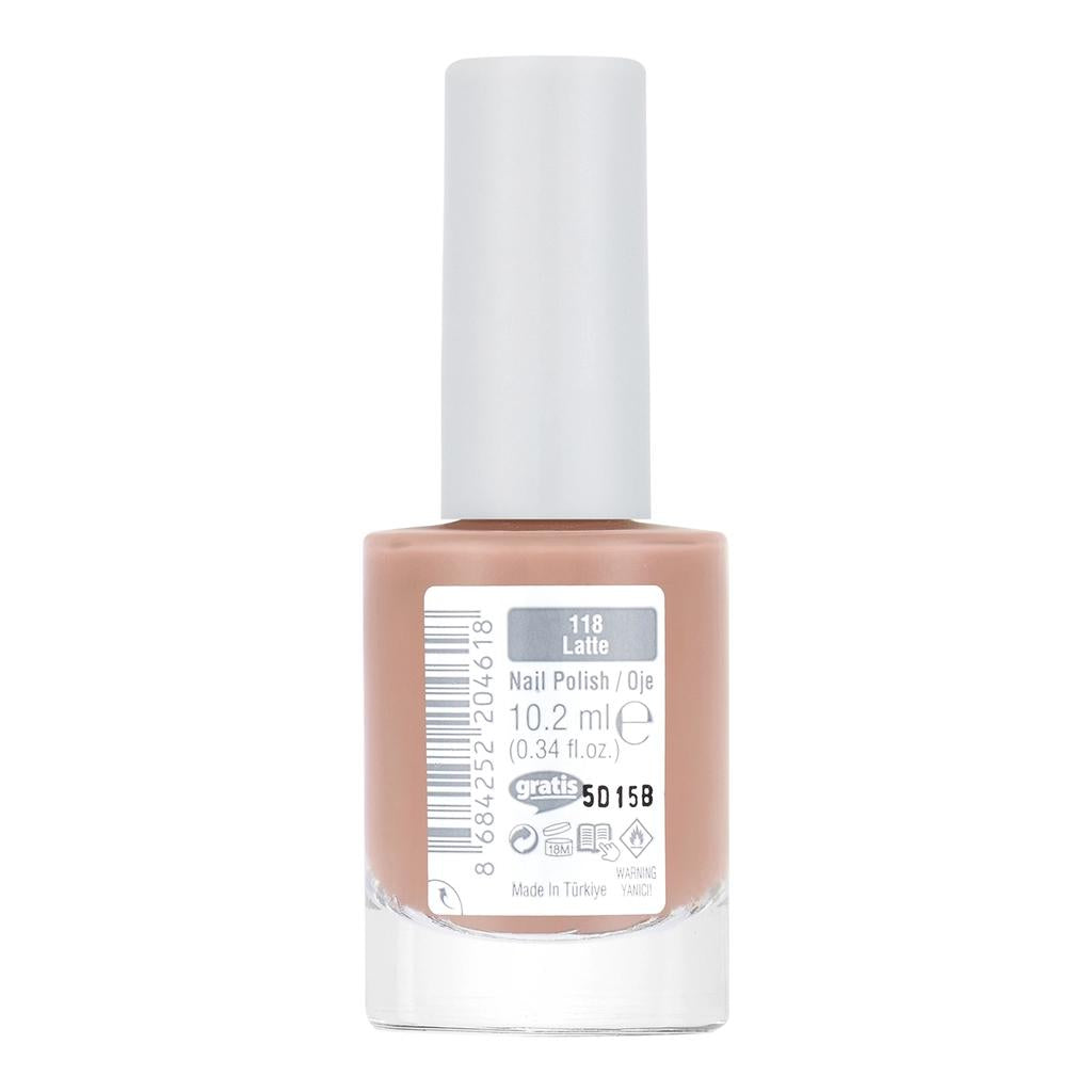 Beaulis Paint It Nail Polish in 118 Latte 8ml
